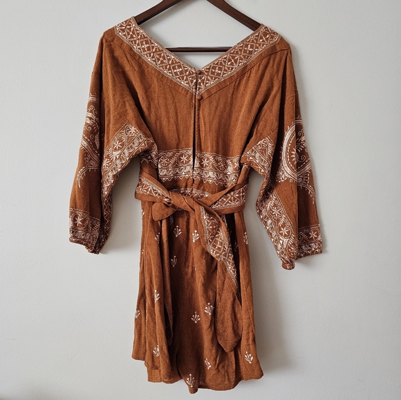 Free people azalia embroidered romper - Picture 4 of 9
